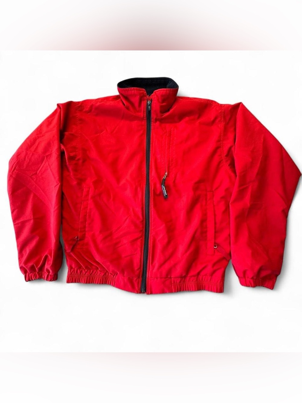 Patagonia Pneumatic Jacket Unisex small Red Pockets Full Zip Ripstop VTG 90s O39